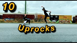 10 Uprocks  Everyone Should Know  Bboy Uprock Tutorial [upl. by Ekusoyr142]