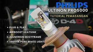 Philips Ultinon Pro5000  Tutorial Pemasangan di Toyota Grand New Kijang Innova ultinonpro5000 [upl. by Brass88]