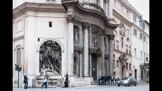 FRANCESCO BORROMINICHIESA DI SAN CARLO ALLE QUATTRO FONTANEARCHITETTURA BAROCCA ROMA [upl. by Quillan290]