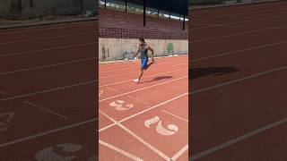 Sprinter training 💪🐯💯trending ytshorts motivation viralshorts army 100m [upl. by Elvyn]