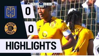 Cape town city vs Kaizer Chiefs  Dstv premiership league highlights [upl. by Emina]