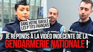 La GENDARMERIE fait une vidéo FINANCÉE par vos IMPÔTS pour se MOQUER des français  lindécence [upl. by Arakahs600]