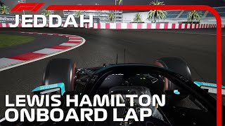 F1 2021 Jeddah Street Circuit  Lewis Hamilton Onboard [upl. by Margot]