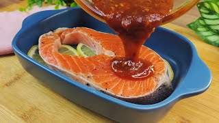 Honey garlic salmon  Quick tasty sweet and sour salmon recipes cooking videos [upl. by Ackerman82]