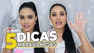 Cabelo EXTREMAMENTE SAUDÁVEL cuidando dele em casa 5 dicas [upl. by Amsirp]