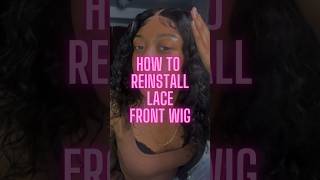 let’s reinstall this wig viralvideo wiginstall lacefrontwig [upl. by Doherty93]