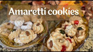 How to make amaretti Cookies  start to finish in 30 mins [upl. by Seiber]