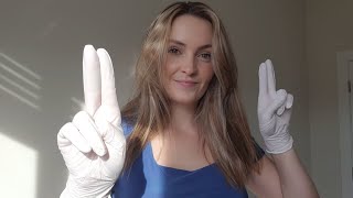 ASMR 1 Minute Cranial Nerve Exam Eye Exam Nose Piercing Haircut Barbershop MeasuringPhotoshoot [upl. by Gebhardt]