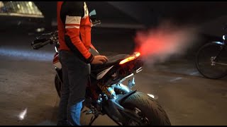 AustingRacing Exhaust on Ducati Hypermotard 950 SP Sound Check [upl. by Khudari281]