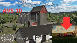 NYA MASKINER TILL GÅRDEN RESLÖVS SOCKEN AVS 10 Farming Simulator 22 [upl. by Yecaj329]