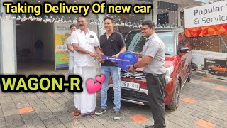 WAGON R DELIVERY  MarutiSuzuki WagonRautomatic justdelivered Marutinewcar [upl. by Anson313]