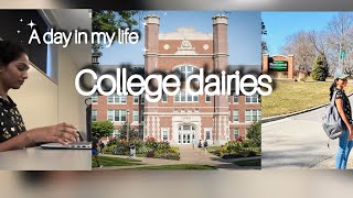 College day in my life 🏫📚 Masters life in US 🇺🇸 USA telugu vlog  NWMSU [upl. by Llemert]