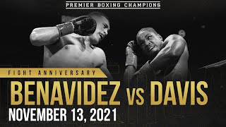 PBC Fight Anniversary Benavidez vs Davis  November 13 2021 [upl. by Aehsila]