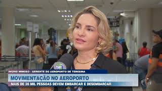 Mais de 35 mil pessoas devem passar pelo aeroporto de Teresina nos próximos dias [upl. by Samella]