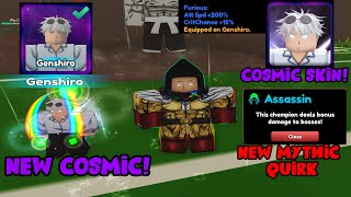 I Got The Newest Cosmic And Cosmic Skin Anime Champions Simulator [upl. by Friede]