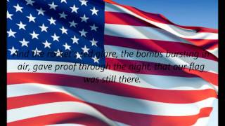 American National Anthem  quotThe Star Spangled Bannerquot EN [upl. by Koeppel327]