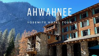 THE AHWAHNEE HOTEL TOUR  YOSEMITE NATIONAL PARK travelvlog [upl. by Nichy]