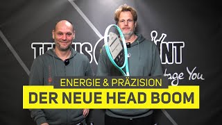 Der neue HEAD BOOM  Explosive Power trifft auf intensives Spielgefühl  HandsOn  TennisPoint [upl. by Belia]