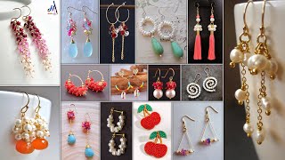 Trendy and Stylish 15 HomeMade Design of DIY Earrings for Fancy Girls  Daily Were [upl. by Esimehc]