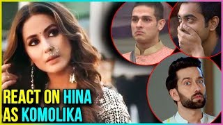 Hina Khan As Komolika  Luv Tyagi Priyank Sharma Nakuul Mehta REACT [upl. by Margarette]