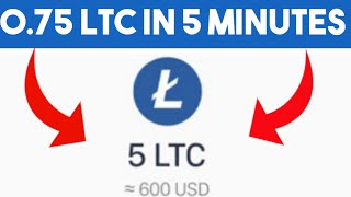 NO DEPOSIT • MOVE 075 LTC WALLET IN 5 MINUTES • NEW LTC MINING SITE ON TELEGRAM BOT • [upl. by Acemaj]