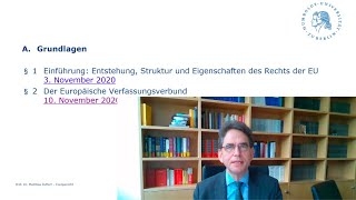 Der Europäische Verfassungsverbund – Vorlesung Europarecht Teil II [upl. by Fernas437]