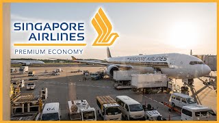 Singapore Airlines Premium Economy Review from NRT to LAX [upl. by Dustie]