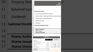 Stockholders Equity Analysis What are shares issued and outstanding accounting finance [upl. by Aihseyt701]