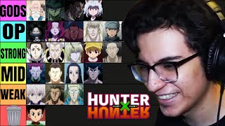 Ranking EVERY Hunter x Hunter Character From WEAKEST to STRONGEST [upl. by Kred]