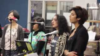 Berklee Indian Ensemble  Rehearsals for Shuruaat Nov 26 2013 [upl. by Okihsoy]