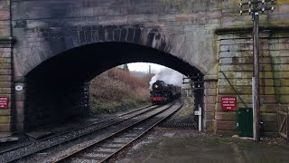 Polar Express  Churnet Valley Railway  28th December 2023 [upl. by Hayikaz]