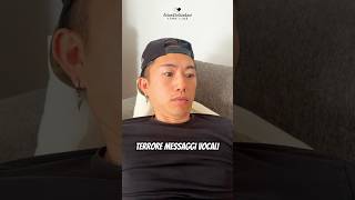 TERRORE dei messaggi vocali shorts videodivertenti coppia AsianItalianLove [upl. by Rubliw]