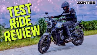 ZONTES GK 155 Full Review  Top Speed  BikeLover [upl. by Eidnil276]