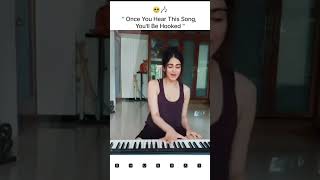 Adah Sharma 😱🔥Sari Raat Aahe Bharta X Mann Mera  Song  Piano  Beautiful Voice  Dhunmay Music [upl. by Einahpet]