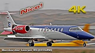 Bombardier Learjet 45 DCUNI Private Jet [upl. by Weasner538]