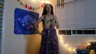 Serenity ☺️ bellydance Body roll tutorial beginnermovements [upl. by Froh]