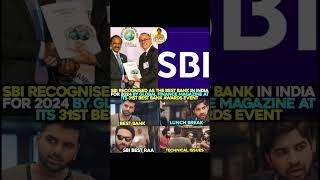 SBI bank recognised as best bank sbi bestbank jathakalu [upl. by Yelsnit]