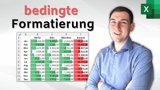 Excel bedingte Formatierung  Zeile einfärben mehrere Bedingungen gleichzeitig mit Formel [upl. by Davy]