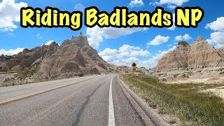 Badlands National Park  Ben Reifel to Panorama Point  Gravel Biking SD [upl. by Ahsenid]