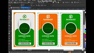 How to Design Business IDENTITY CARD ID CARD in Coreldraw Easier Tutorial Video [upl. by Estis]