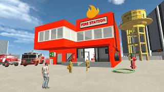 Franklin Change House to Fire Station in Indian Bike Driving 3D [upl. by Kelbee971]