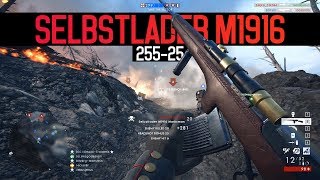 Selbstlader M1916 25525  Battlefield 1 [upl. by Enelec]