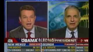 Ralph Nader asks if Barack Obama will be an Uncle Tom [upl. by Lerret]