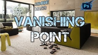 Vanishing Point Photoshop Tutorial  Combine Images Together [upl. by Venterea]