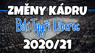 Změny kádru Bílí Tygři Liberec  přestupy v extralize pro sezonu 202021 [upl. by Artcele562]