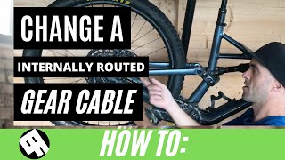 How To Fit An Internally Routed Gear Cable [upl. by Bolton198]