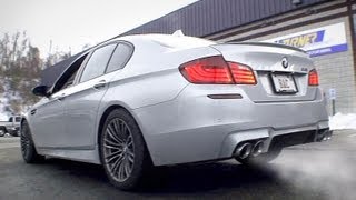 F10 BMW M5 Turner Race Inspired AxleBack Exhaust [upl. by Kattie]