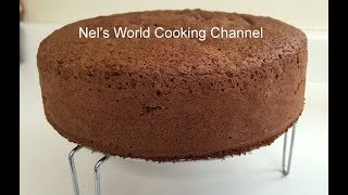 How To Make Soft Chocolate Sponge Cake  Easy Sponge Cake Recipe  Chocolate Sponge Cake [upl. by Herbert]