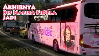 Bis Nafisa Fidela  ETS2 Tutorial custom bis desain sendiri [upl. by Eleik]