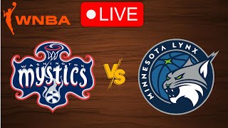 🔴 Live Washington Mystics vs Minnesota Lynx  WNBA Live Play by Play Scoreboard [upl. by Pammi]